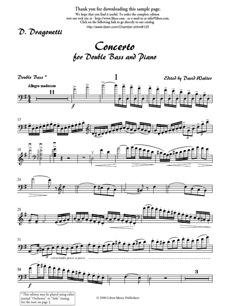 Double Bass Concerto