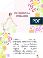Catálogo La Sposa 2013