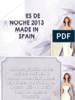 Trajes de Noche 2013 Made in Spain