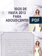 Vestidos de Fiesta 2013 Para Adolescentes