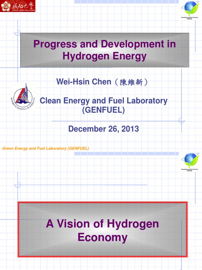 Progress and Development in Hydrogen Energy | PDF