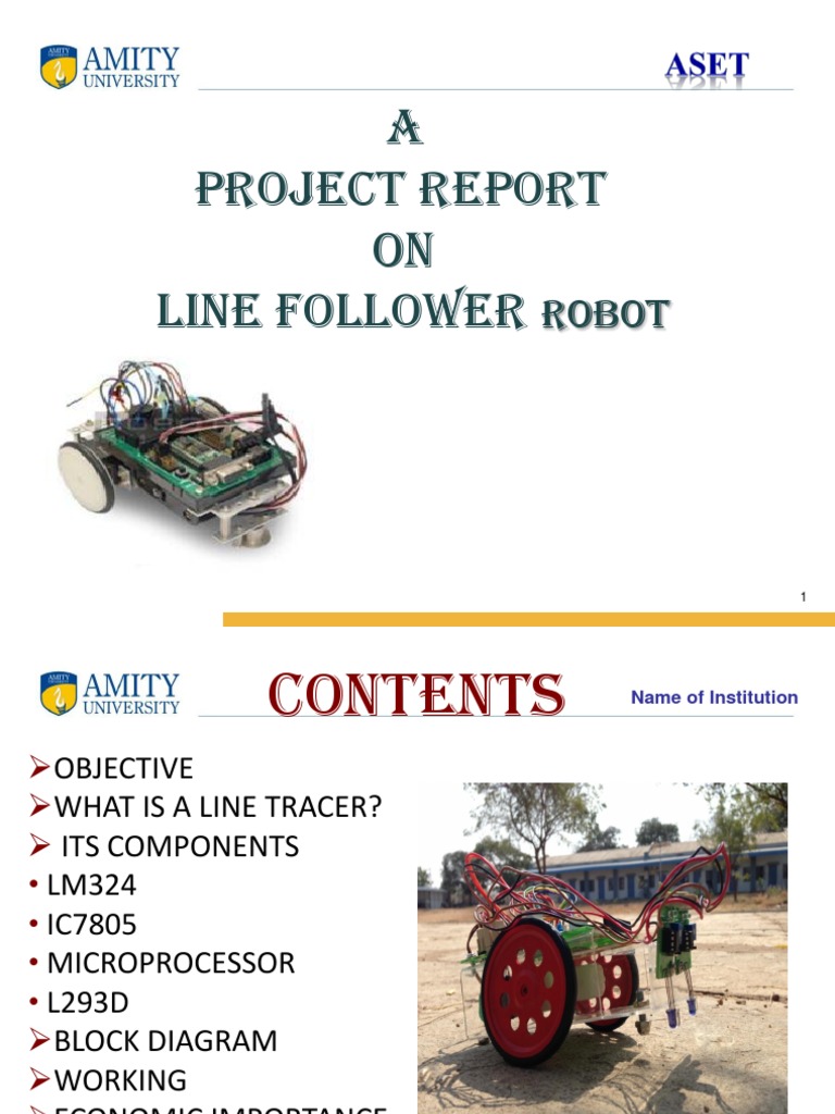 Line Following Robot: Components, Working Principle and Applications ...