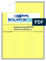 Implementing Sap BW With Sourcecode Inc.: Version 2.0 March 2006 ©