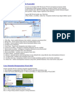 Pengenalan Microsoft Microsoft Word 2003