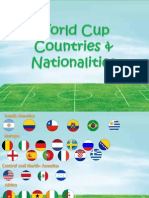 Countries and Nationalities World Cup 2014
