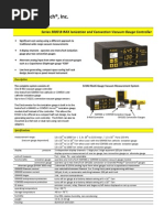 Series 3000 B-RAX Ioniizatiion and Convection Vacuum Gauge Controller
