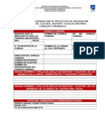 Anexo 6. Formato - Proyecto - Consejos Comunales