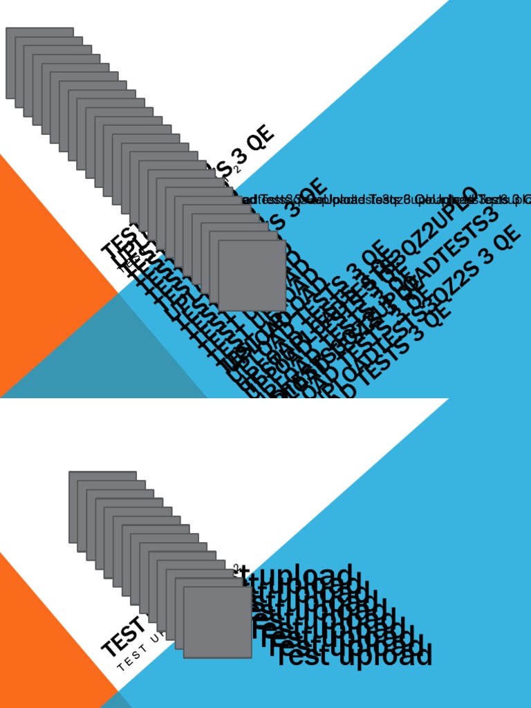 Upload Test Documentation Overview | PDF