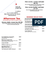 Tea Menu July 2014