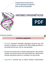 Fatores epigenéticos UFSC