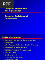 Computer Architecture and Organization Computer Evolution And491