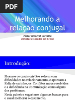 Palestra Slides Melhorando a Relação Conjugal