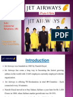 Overview & Industrial Disputes in Jet Airways: Sub: Industrial Relations (IR)