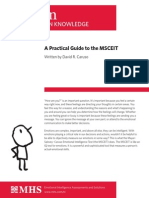 Practical Guide To MSCEIT