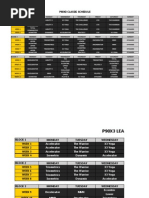 P90X3 Schedule