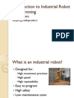 Introduction To Industrial Robot Programming