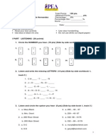 Elemntary English Test