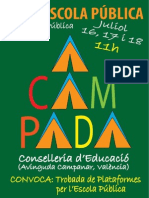 Valencia. Trobada de Plataformas Per l'Escola Pública - Acampada Per l’Escola Pública 2014