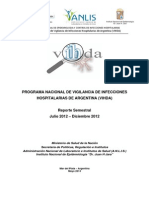 VIHDA - Reporte Semestral Julio - Diciembre 2012