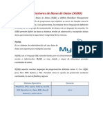 Comparación Entre Los Principales Gestores de Base de Datos Del Mercado Indicando Ventajas y Desventajas de Los Mismos