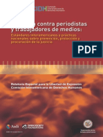 Informe CIDH Violencia Contra Periodistas en América Latina