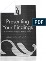 Presenting Your Findings