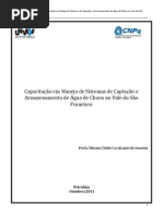 Apostila_Capacitação Em Manejo de Sistemas de Captação e Armazenamento de Água de Chuva