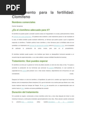 orden clomifeno