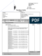 Purchase Order: Reprint