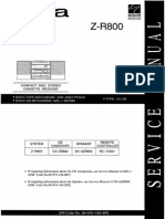 Aiwa - CX-ZR800 - Manual de Servicio PDF