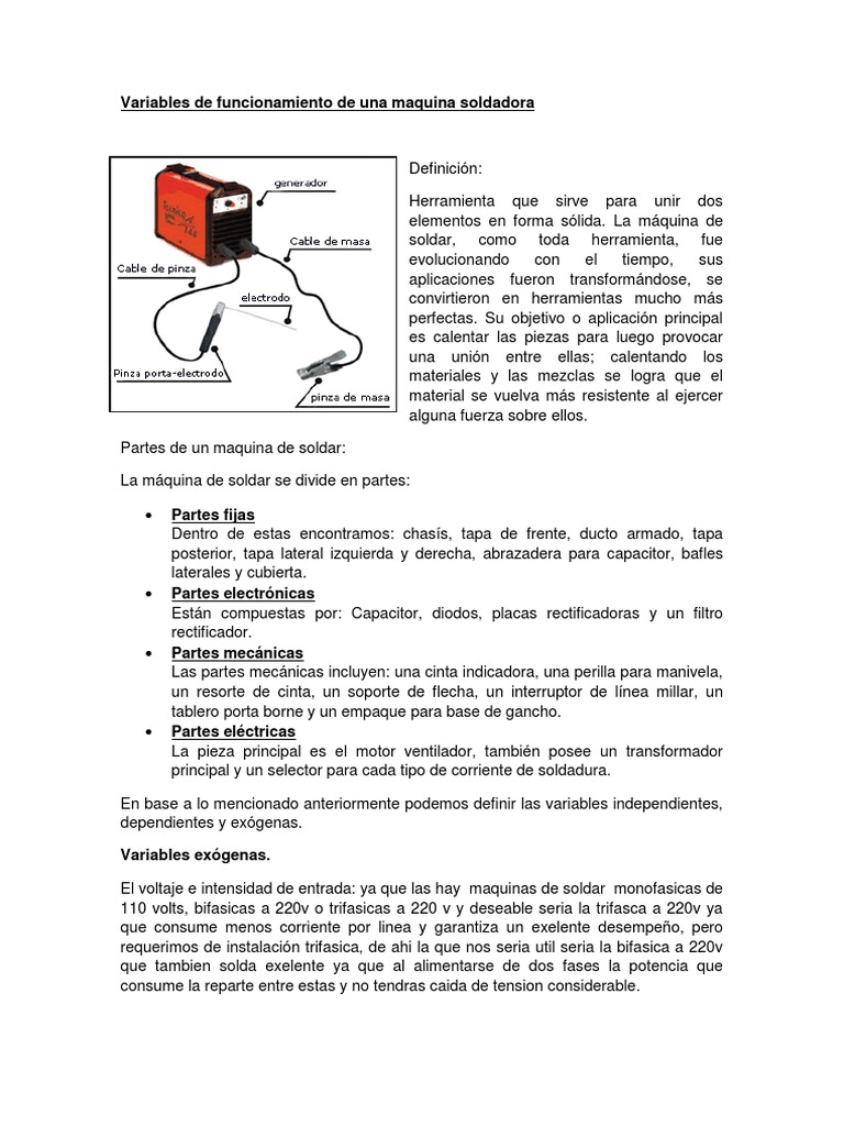 Tipos de Máquinas de Soldar y sus Aplicaciones