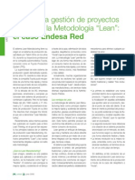 Aplicacion de LEAN A La Gestion de Proyectos. 2008