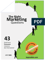 99665431 the Right Marketing Questions 43 Studi Kasus Pemasaran Indonesia Dan Internasional