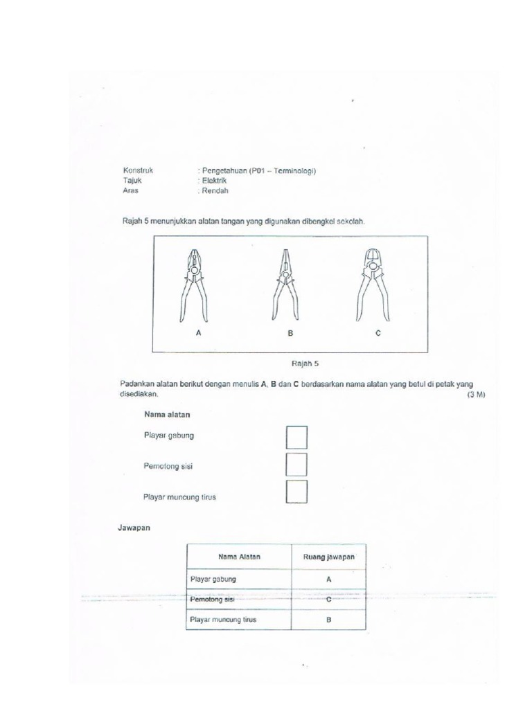 Contoh Soalan Pt3 KHB 2014 | PDF
