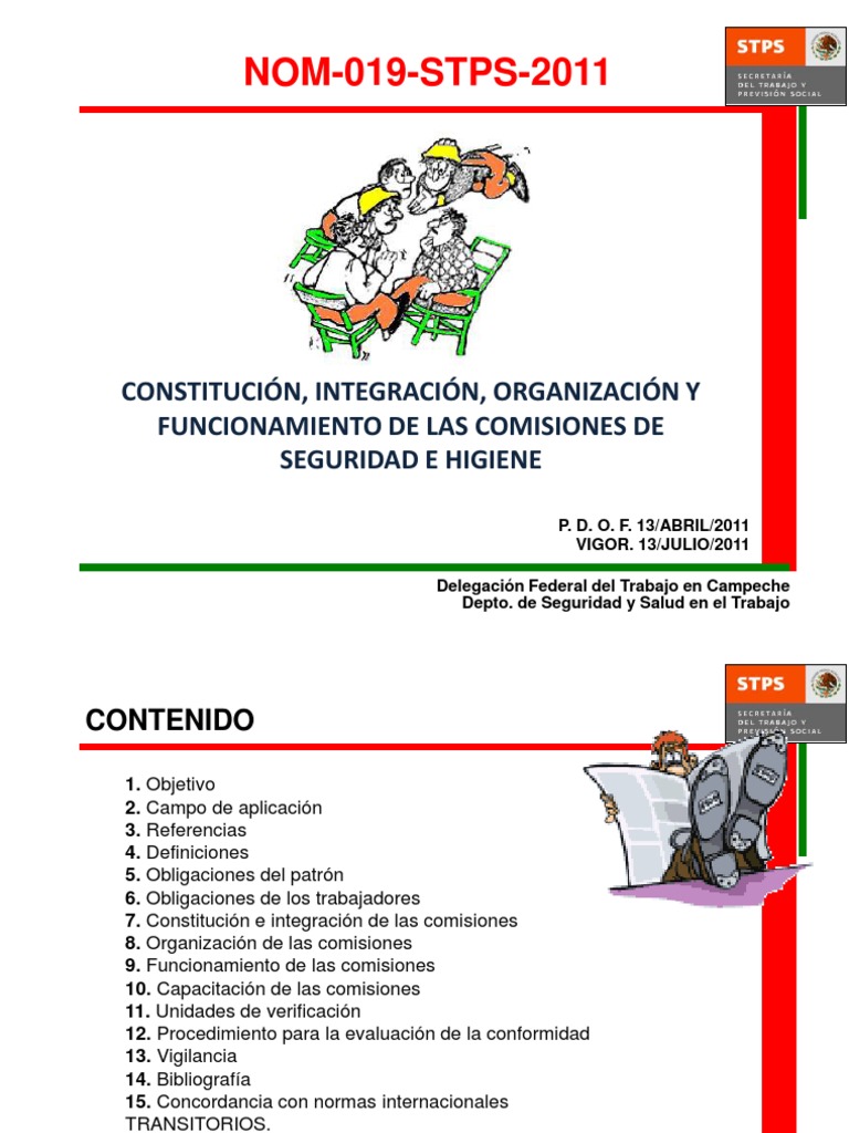 Constitución y Funcionamiento de Comisiones STPS | PDF | Naturaleza ...