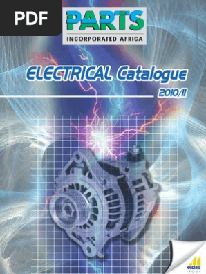 Electrical Catalogue 2010 11 Nissan Volkswagen