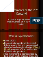 Art Movements of The 20th Century!