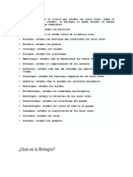 La Biología Es La Ciencia Que Estudia Los Seres Vivos