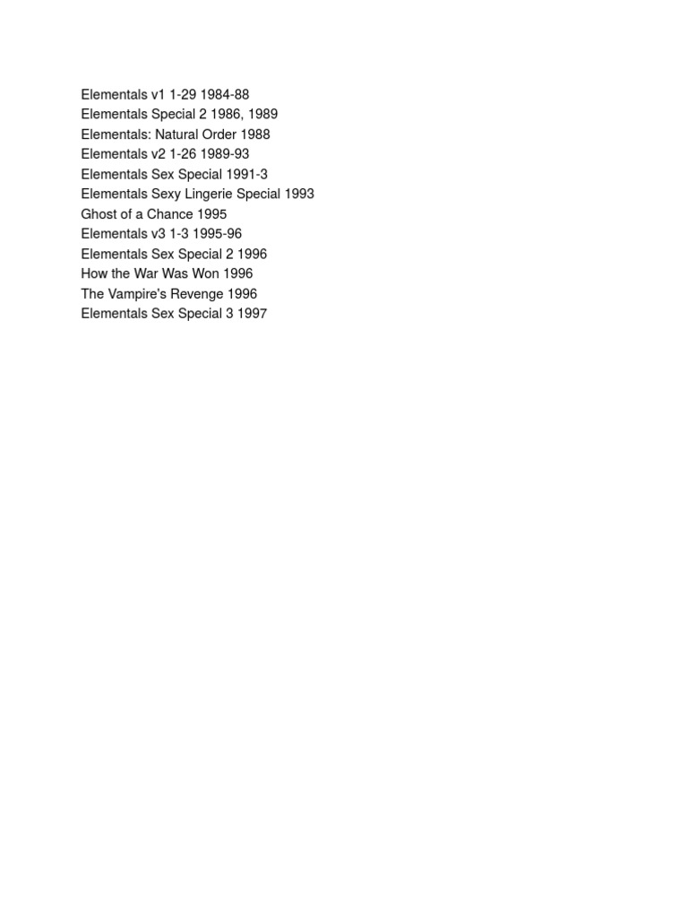 Elementals Reading Order | PDF | Art
