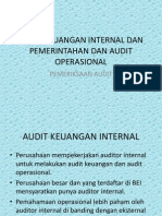 Audit Keuangan Internal Dan Pemerintahan Dan Operasional