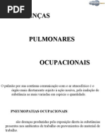 Doenças Ocupacionais - Pulmonares