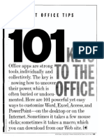 101 Keys To The Office (Microsoft Office Tips)