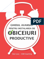 Ghidul Avansat Pentru Instalarea de Obiceiuri Productive