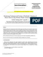 Monitoring Technique and System of Hydraulic Vibration of Sluice Gate in Long Distance Water Conservancy Project