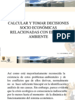 Calcular y Tomar Decisiones Socio Económicas Relacionadas Con El Medio Ambiente