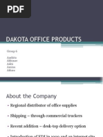 Case Analysis of Dakota Office Products