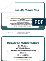 21 July Business Mathematics