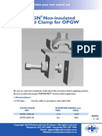 FIBERLIGN Non-Insulated Downlead Clamp For OPGW F - 20