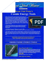 Vibrant Vital Water - Cosmic Energy Tools