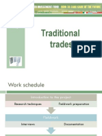 Traditional Trades: Social Sciences and Design